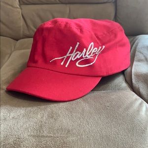 Red Harley hat